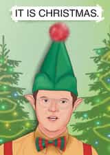 Funny Christmas card - Dwight - The Office created by Scrambled Meg Designs