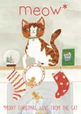 Merry Christmas From the Cat Card created by Ink and Tot