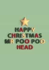 Christmas Card From The Kids | From Children | Funny created by Pottsy Prints