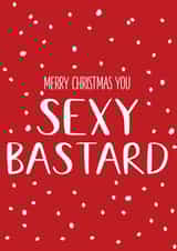 Funny Christmas card for your other half created by Say it with Smut