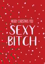Cheeky Christmas card for your partner created by Say it with Smut