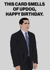 The Office US - Michael Scott - Birthday Card - Updog created by PrintByRob