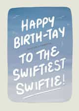 Taylor Swift (Taylor’s Version) Birthday Card - Happy Birth-Tay Swiftie created by Daksha Giri