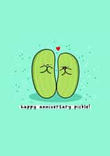 Cute Anniversary Card - Pickle created by Rosalie Perl