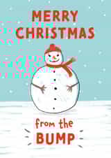 Cute Christmas Card From The Bump created by Sah Bear Designs