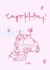 Pretty Wedding Card - Congratulations created by Bellynam Studio