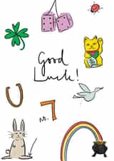 Cute Good Luck Card - Lucky Charms created by Bellynam Studio