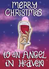 Merry Christmas To An Angel In Heaven created by Doris Dishcloth