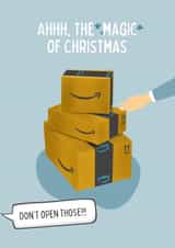Funny Christmas - Amazon Parcels - Presents created by #1 Silly Sausage 