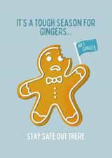 Funny Christmas Card for gingers created by #1 Silly Sausage 