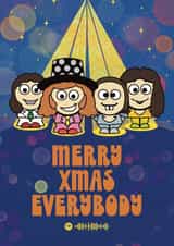 SLADE Christmas card created by Choo Choo