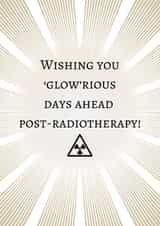 Finishing Radiotherapy Treatment Card - Thinking of You and Congratulations created by ArcEntity