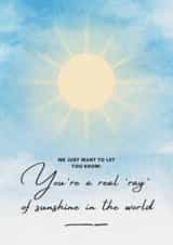 Heartfelt Card for Going Through Radiotherapy Treatment - Thinking of You created by ArcEntity