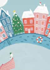 Festive Christmas Harbourside for Seaside Lovers created by Mint and Pickle