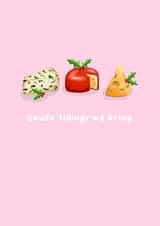 Cheesy Christmas Card - Gouda Pun created by Colore