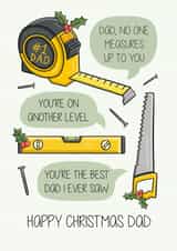 Funny Christmas Card - Dad - DIY created by Creaternet