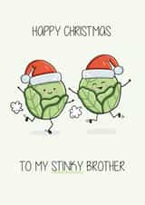 Funny Christmas Card - Stinky Brother created by Creaternet