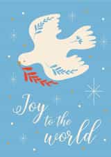 Pretty Christmas Card - Joy to the World created by The Imagination Spot
