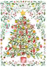 Beautiful Christmas Tree card for someone special. created by Katie Whitton Design