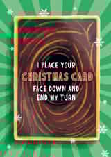 Funny Christmas Card - Yugioh - Place Face Down created by Mythokell