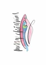 Christmas Card - Nativity - Holy Family - Simple and elegant created by Esther Gordo