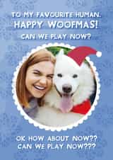 Personalised Photo Card created by From The Dog - Cute Christmas Photo Card - From the dog - Happy Woofmas