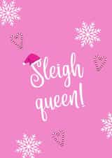 Sleigh Queen Christmas Card created by Alana Lyman