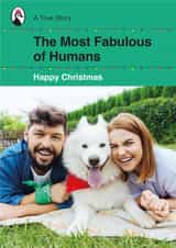 Personalised Christmas Photo Card created by Yay Days - Book themed Christmas Photo Card - Most Fabulous Humans