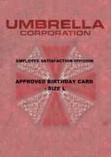 Umbrella Corporation - Resident Evil Birthday Card created by That Card Shop