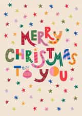 Pretty Christmas Card - Magical Stars created by Raspberry Blossom