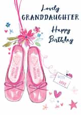 Traditional Birthday Card - Granddaughter - Ballet created by Katie Phythian Design
