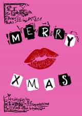 Mean Girls Burn Book Christmas Card created by Alana Lyman