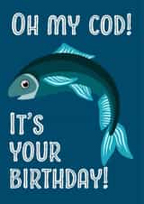 Birthday Card - Pun on fish created by Haydn Pole