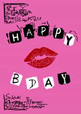 Mean Girls Burn Book Birthday Card created by Alana Lyman