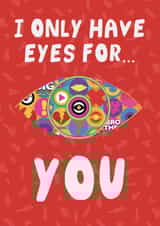 Funny Anniversary Card - Big Brother - Eyes for You created by AbiGoLucky