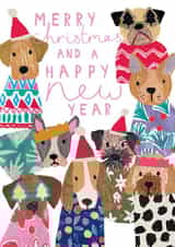 Cute Christmas Card Perfect For Any Dog Lover created by Stop the Clock Design