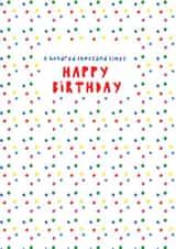 Hundreds and Thousands Happy Birthday Card created by Rosie & Radish