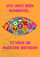 Funny Big Brother Birthday Card - Nominated to have an Awesome Birthday created by Little Spoon