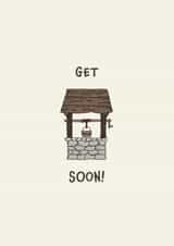 Cute Get 'well' soon Card - Well Pun created by Jamie Lindsay