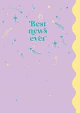 Best News Ever Engagement Card - Congratulations - Engaged created by Paperlink and Meraki Greeting Cards