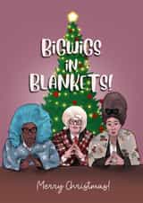 Funny TV Christmas Card - Big Brother - Bigwigs in Blankets created by I Draw Stuff 