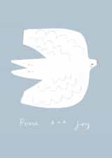 Beautiful peace dove Christmas card - Dove by Janine Burrows created by Paper Bird