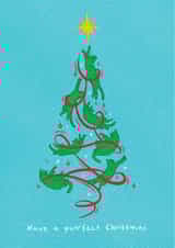 Cute Cat Christmas card for that cat-loving person in your life created by Cards by Lee