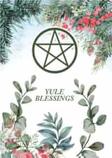 Yule Blessing | Merry Christmas | Happy Winter Solstice created by The Purple Spell