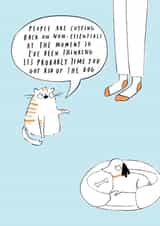 Funny Cat & Dog Card - Pets - Birthday created by Paperlink and Meraki Greeting Cards