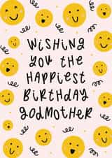 Happiest Birthday Godmother - Godmother Birthday Card created by Muses & May 