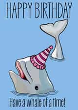 Cute birthday card - for lovers of animals and puns alike! created by HotCrossPuns