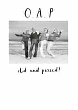 Funny O.A.P Card - Old Age - Birthday created by Paperlink and Meraki Greeting Cards