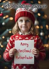 Merry Christmas Motherfucker
Funny, rude & cute card for those who love swearing created by @SwearingKids