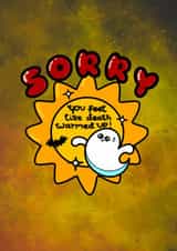 A funny get well soon card for someone who feels like death created by Innabox